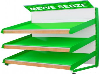 Şapkalı Meyve Sebze Reyonu